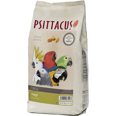 Ração para Pássaros Psittacus Omega - 800GR - Dieta Completa para Periquitos Ração para Pássaros Psittacus Omega - 800GR - Dieta Completa para Periquitos