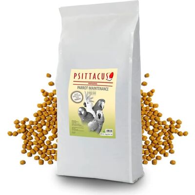 Psittacus Mantenimiento de loros - 15kg - Dieta completa para loros medianos y grandes Psittacus Mantenimiento de loros - 15kg - Dieta completa para loros medianos y grandes