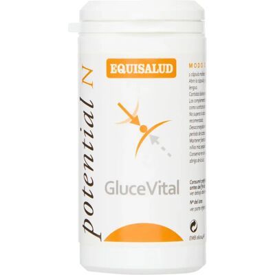 Equisalud Glucevital - Mikrogramm Blutzucker-Unterstützung - 60 Kapseln Equisalud Glucevital - Mikrogramm Blutzucker-Unterstützung - 60 Kapseln