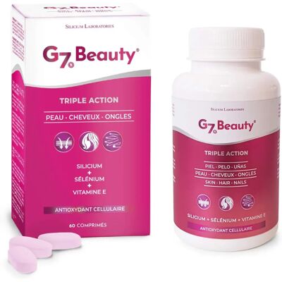 Silicium Spanien G7 Beauty Nahrungsergänzung - Unterstützt Haut, Haare & Nägel Silicium Spanien G7 Beauty Nahrungsergänzung - Unterstützt Haut, Haare & Nägel