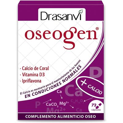 Drasanvi Osseogen Huesos - 72 Cápsulas - Suplemento alimenticio Drasanvi Osseogen Huesos - 72 Cápsulas - Suplemento alimenticio