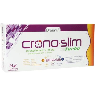 Drasanvi Chrono Slim Turbo - 14 Viales Suplemento dietético Drasanvi Chrono Slim Turbo - 14 Viales Suplemento dietético