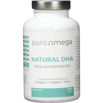 Puro Omega Alta Concentración Natural de DHA 180 perlas - Suplemento Alimenticio Puro Omega Alta Concentración Natural de DHA 180 perlas - Suplemento Alimenticio