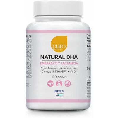 Puro Omega DHA Natural Embarazo y Lactancia 180 perlas Puro Omega DHA Natural Embarazo y Lactancia 180 perlas