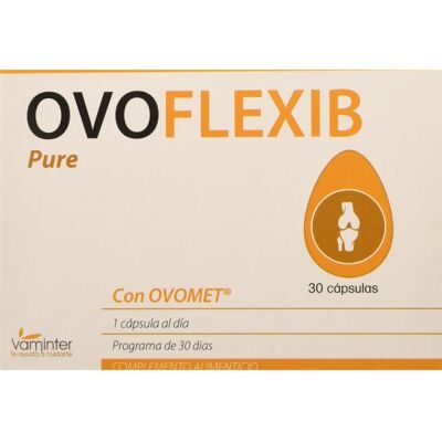 Vaminter Ovoflexib Suplemento de Membrana de Huevo para Articulaciones - 30 Cápsulas Vaminter Ovoflexib Suplemento de Membrana de Huevo para Articulaciones - 30 Cápsulas