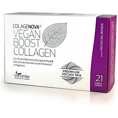 Vaminter Colagenova Vegan Boost Frutos Rojos - Suplemento alimenticio Vaminter Colagenova Vegan Boost Frutos Rojos - Suplemento alimenticio