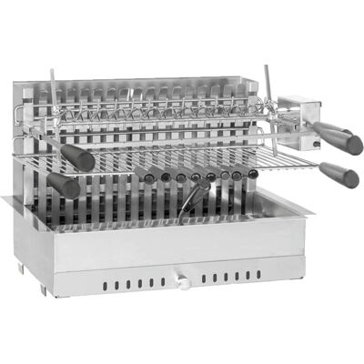 Grille encastrée Forge Adour - Acier inoxydable 71cm - Publicité Grille encastrée Forge Adour - Acier inoxydable 71cm - Publicité