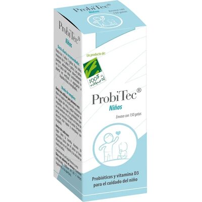 NATURA 100% Natural ProbiTec Niños - Suplemento Líquido Probiótico NATURA 100% Natural ProbiTec Niños - Suplemento Líquido Probiótico