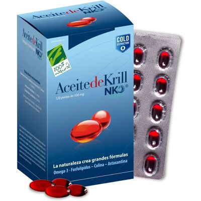 Natural Krill Oil - 120 Capsules - Supports Heart & Brain Natural Krill Oil - 120 Capsules - Supports Heart & Brain