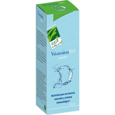 100 Natura Vitamin D3 Liquid - Supports Bone, Immune, Mood 100 Natura Vitamin D3 Liquid - Supports Bone, Immune, Mood