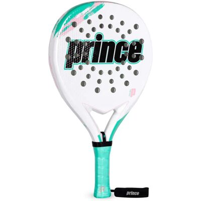Prince Quartz V2 - Padel Racket White/Blue - Control Prince Quartz V2 - Padel Racket White/Blue - Control