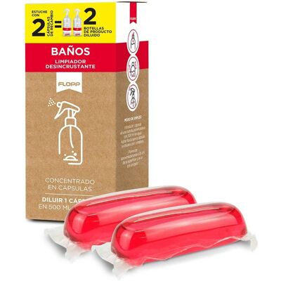 Flopp Marca Cápsulas Limpiador Baños - 2 Pack Flopp Marca Cápsulas Limpiador Baños - 2 Pack