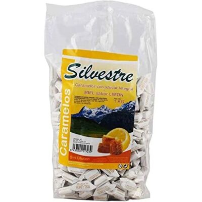 Silvestre Honig-Zitronen-Bonbons mit braunem Zucker - Süßigkeiten Silvestre Honig-Zitronen-Bonbons mit braunem Zucker - Süßigkeiten