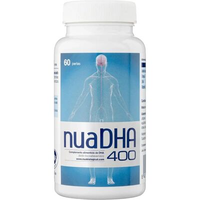 Nua DHA 400 Omega 3 - Small pearls for brain and eye health Nua DHA 400 Omega 3 - Small pearls for brain and eye health