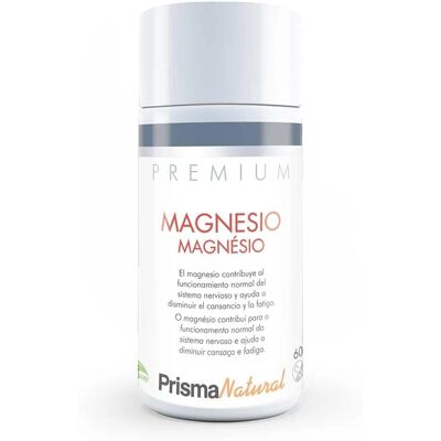 Prisma Natural Magnesium - 60 Kapseln - Diät-Ergänzung Prisma Natural Magnesium - 60 Kapseln - Diät-Ergänzung