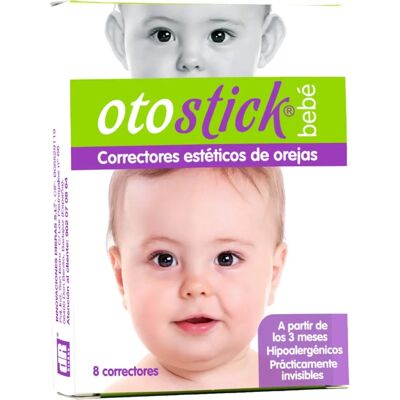 Otostick Correctores de orejas para bebé - 8 unidades - Corrección de orejas para bebés Otostick Correctores de orejas para bebé - 8 unidades - Corrección de orejas para bebés