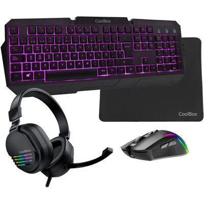 Pack Gaming Deep - Clavier et Souris - Noir - Publicité Pack Gaming Deep - Clavier et Souris - Noir - Publicité