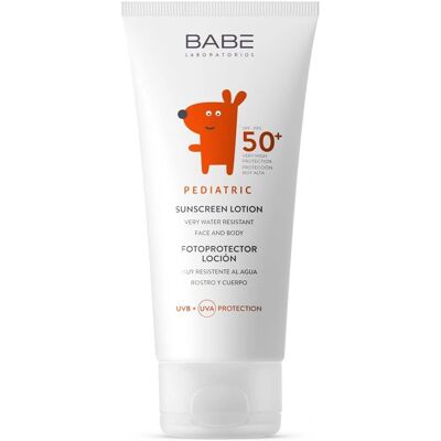 BABÉ Baby Pediatric SPF50+ Lotion - Crème solaire pour enfants - Publicité BABÉ Baby Pediatric SPF50+ Lotion - Crème solaire pour enfants - Publicité
