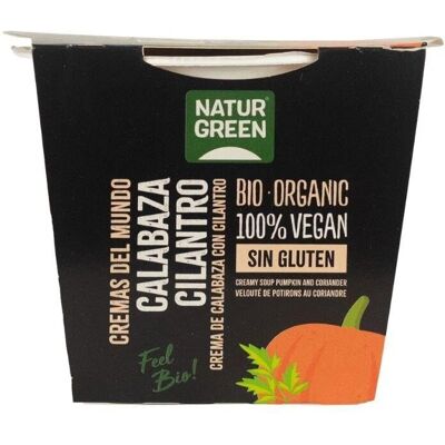 NaturGreen Bio-Kürbis- und Koriandercreme - 310 g NaturGreen Bio-Kürbis- und Koriandercreme - 310 g