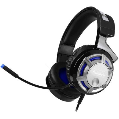 Rainbow RPS4 MAXSOUND Gaming-Headset - Stereo, Circumaural, Schwarz Rainbow RPS4 MAXSOUND Gaming-Headset - Stereo, Circumaural, Schwarz
