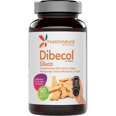 Mundo Natural Dibecol Gluco - 90 Vegetarische Kapseln - Nahrungsergänzung Mundo Natural Dibecol Gluco - 90 Vegetarische Kapseln - Nahrungsergänzung