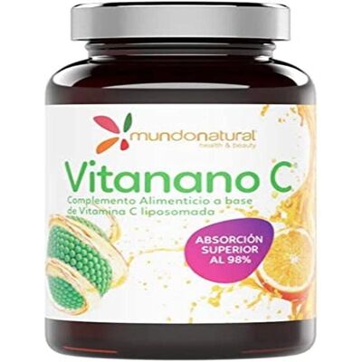 Mundonatural Vitanano C Liposomal 30 Cápsulas - Suplemento dietético Mundonatural Vitanano C Liposomal 30 Cápsulas - Suplemento dietético