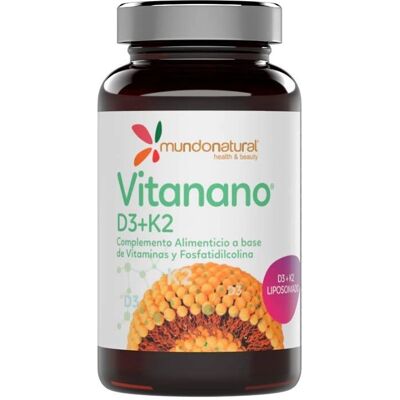 Mundo Natural Vitanano Vitamin D3 + K2 Liposom - Vitamine Mundo Natural Vitanano Vitamin D3 + K2 Liposom - Vitamine