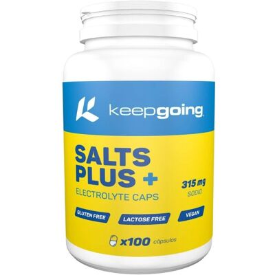Keepgoing Salts Plus Eletrólitos e Ativação - 100 Cápsulas Keepgoing Salts Plus Eletrólitos e Ativação - 100 Cápsulas