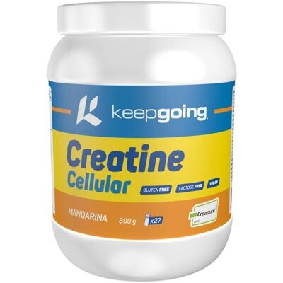 Keepgoing Creatine Cellular - Suplemento Alimentar, 800g Sabor Mandarina Keepgoing Creatine Cellular - Suplemento Alimentar, 800g Sabor Mandarina