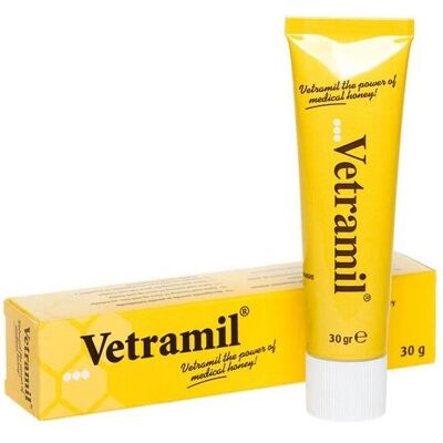 Fatro Vetramil Pomada de Mel para Cicatrização - 30g Fatro Vetramil Pomada de Mel para Cicatrização - 30g