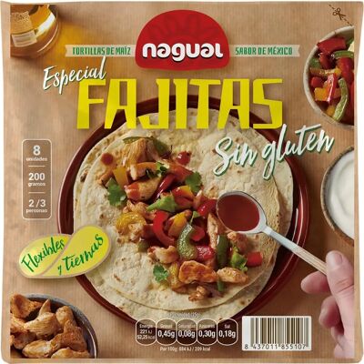 Nagual Tortilla de Maíz Sin Gluten - 200g Nagual Tortilla de Maíz Sin Gluten - 200g
