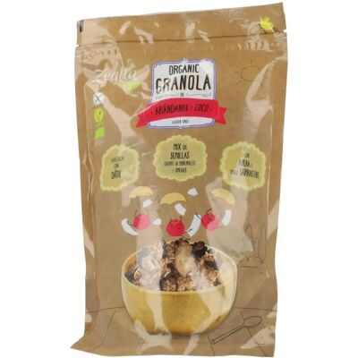 Granola Orgánico Sin Gluten de Arándanos y Coco - Zealia 300g Granola Orgánico Sin Gluten de Arándanos y Coco - Zealia 300g