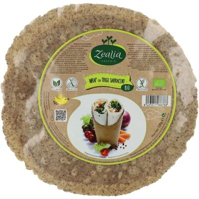 Zealia Wraps de trigo sarraceno sin gluten - 120g Zealia Wraps de trigo sarraceno sin gluten - 120g