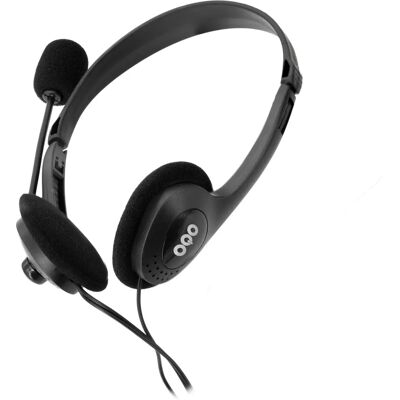 Casque filaire OQO OQO-AU001-U - Bureau/Appel - Publicité Casque filaire OQO OQO-AU001-U - Bureau/Appel - Publicité