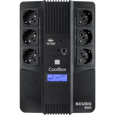 CoolBox COO-SAISCU3-800 UPS 800W 6 Saídas CoolBox COO-SAISCU3-800 UPS 800W 6 Saídas