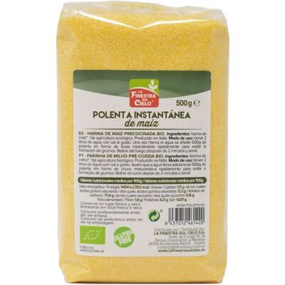 La Finestra sul Cielo Polenta Instantanée Bio - 500g - Publicité La Finestra sul Cielo Polenta Instantanée Bio - 500g - Publicité