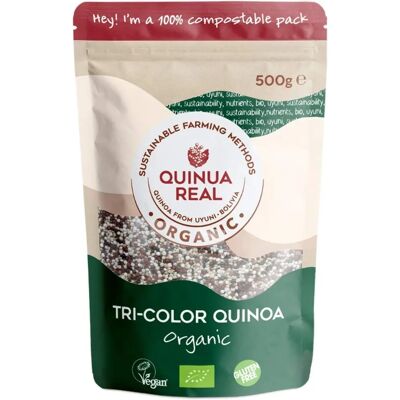 Quinua Real Quinoa orgânica tricolor sem glúten - Alimentos Quinua Real Quinoa orgânica tricolor sem glúten - Alimentos