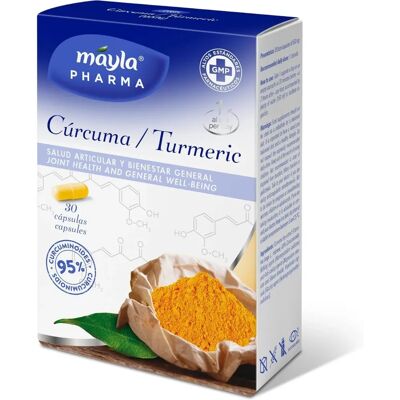 Mayla Turmeric Joint & Wellbeing Capsules - Supplements Mayla Turmeric Joint & Wellbeing Capsules - Supplements