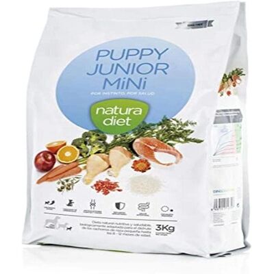 Natura Diet Puppy Junior Mini - Croquettes pour petits chiens - 3 Kg - Publicité Natura Diet Puppy Junior Mini - Croquettes pour petits chiens - 3 Kg - Publicité