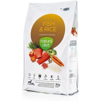 Natura Diet Pescado y Arroz 3 Kg - Comida para perros Natura Diet Pescado y Arroz 3 Kg - Comida para perros