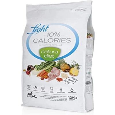 Natura Diet Light Comida para perros - 10% calorías - 12 KG Natura Diet Light Comida para perros - 10% calorías - 12 KG