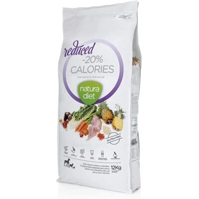 Natura Diet Réduit -20% Calories Nourriture pour Chiens - 12 KG Natura Diet Réduit -20% Calories Nourriture pour Chiens - 12 KG