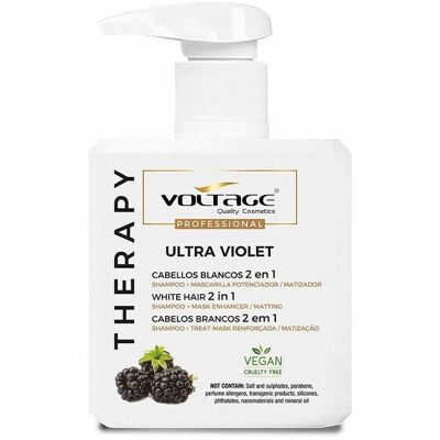 Voltage Cosmetics Therapy Ultra Violet Cabellos Blancos 2-em-1 Shampoo - Clareamento de Cabelos Brancos Voltage Cosmetics Therapy Ultra Violet Cabellos Blancos 2-em-1 Shampoo - Clareamento de Cabelos Brancos