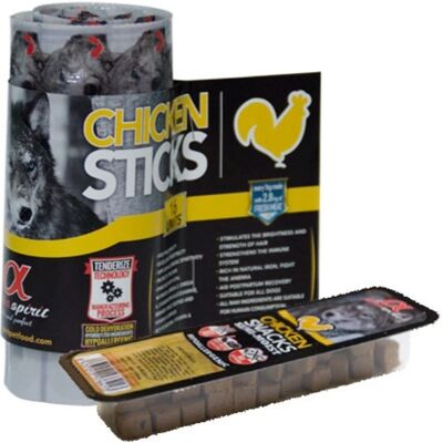 Alpha Spirit Barritas de Pollo para Perros - Sin Granos, Natural, 16 Bastones Alpha Spirit Barritas de Pollo para Perros - Sin Granos, Natural, 16 Bastones