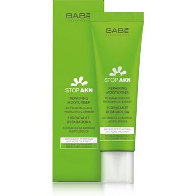 Babé Stop Akn Moisturising Repair Cream 50ml - Moisturizer for Acne-prone Skin Babé Stop Akn Moisturising Repair Cream 50ml - Moisturizer for Acne-prone Skin
