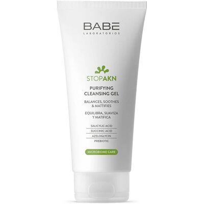 Babé Stop Akn Gel Purificante - Gel de limpieza para piel grasa y propensa al acné Babé Stop Akn Gel Purificante - Gel de limpieza para piel grasa y propensa al acné