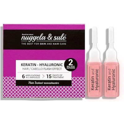 Nuggela & Sulé - Keratin Hyaluronsäure - 2x10ml - Haarampullen Nuggela & Sulé - Keratin Hyaluronsäure - 2x10ml - Haarampullen