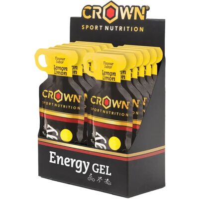 Gel Énergétique Crown Sport Nutrition 12x40g - Végétalien - Avec BCAAs et Électrolytes - Sa - Publicité Gel Énergétique Crown Sport Nutrition 12x40g - Végétalien - Avec BCAAs et Électrolytes - Sa - Publicité