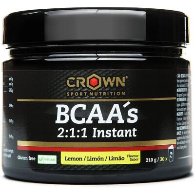 Crown Sport Nutrition BCAAs 2:1:1 Zitrone - BCAA Pulver Crown Sport Nutrition BCAAs 2:1:1 Zitrone - BCAA Pulver