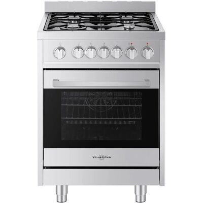 Vitrokitchen ST6060IB - Acier inoxydable - Cuisson autonome - Publicité Vitrokitchen ST6060IB - Acier inoxydable - Cuisson autonome - Publicité